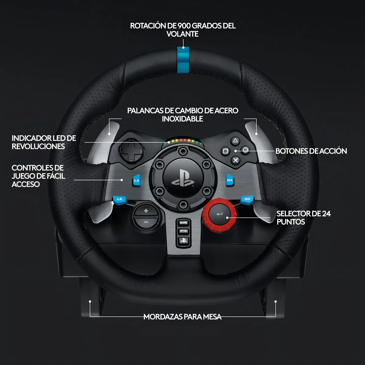 Volante Logitech G29 Ps5 / Ps4 / Pc — imagen 10