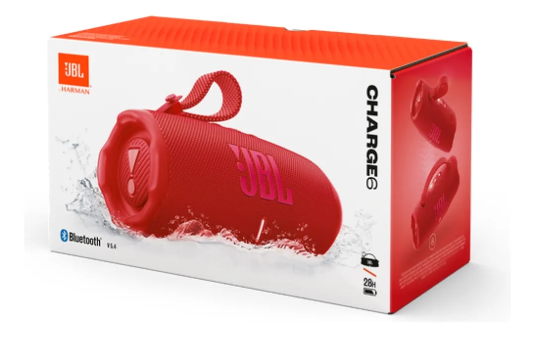 Jbl Charge 6 45 Watts Black/Blue/Red//White/Pink — imagen 2