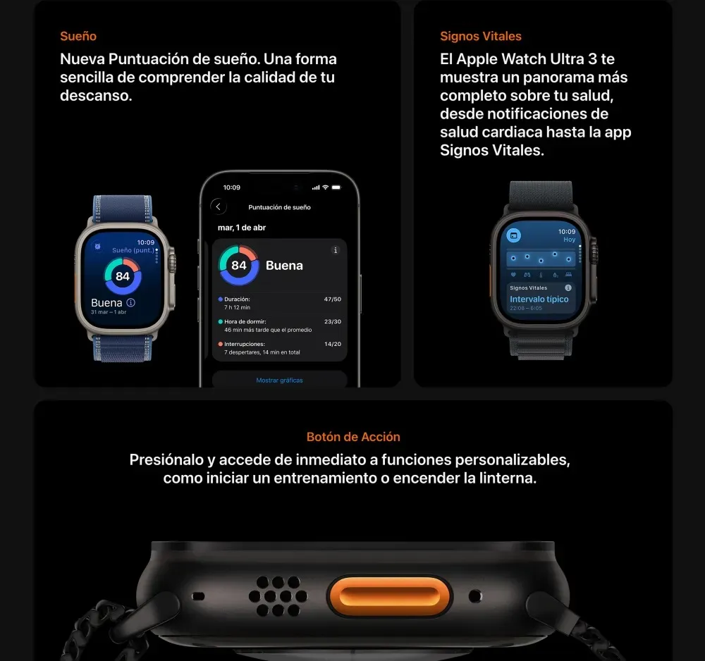 Smartwatch Ultra 3 49mm Gps + Cell — imagen 6