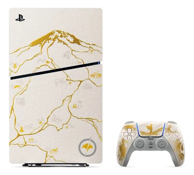 Playstation 5 Física 1Tb + Ghost Of Yotei Limited Edition Bundle Gold Edition — imagen 8