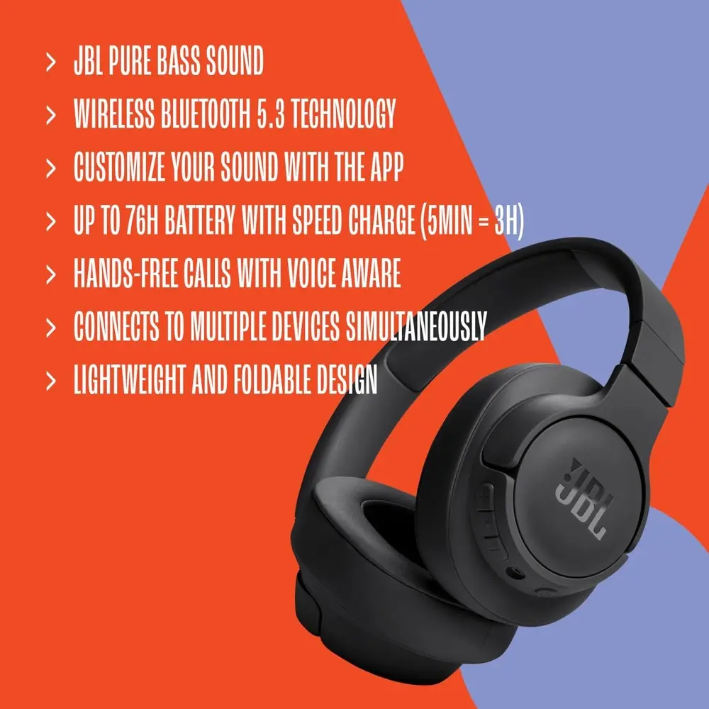 Auricular Jbl Tune T720bt Black/White — imagen 8